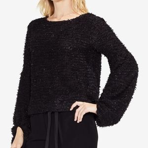 Vince Camuto Eyelash Knit Bubble Sleeve Sweater
